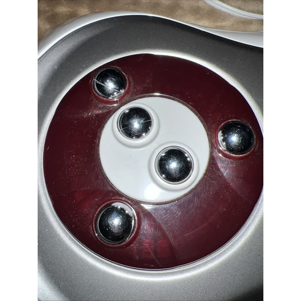 HoMedics Heated Rolling Foot Massage Machine, 4 Massage Heads, Electric